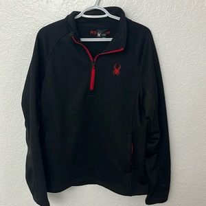 Spyder Black men’s quarter zip